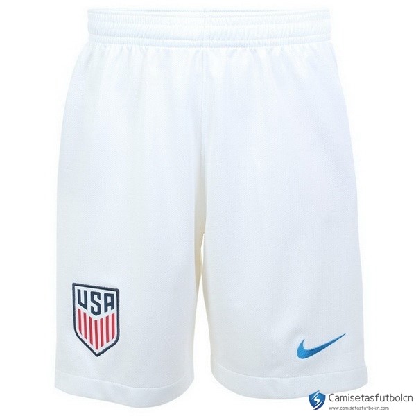 Pantalones Estados Unidos Primera equipo 2018 Blanco